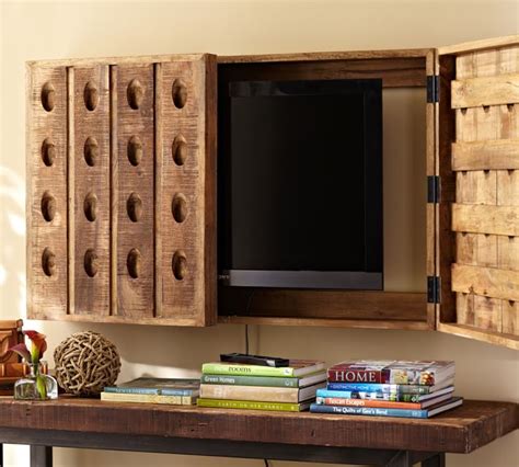 Clever (and DIYable) Ways To Hide A Flat Screen TV