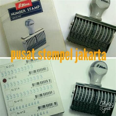 Jual Stempel Shiny N312 Numbernomorator Shopee Indonesia