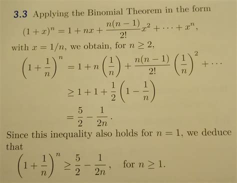[math] proof of inequalities using binomial theorem math solves everything