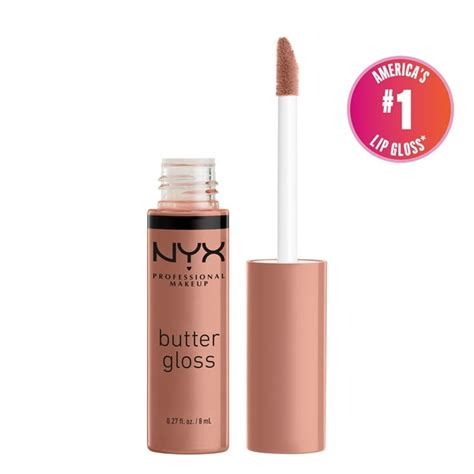 Nyx Professional Makeup Butter Gloss Non Sticky Lip Gloss Madeleine