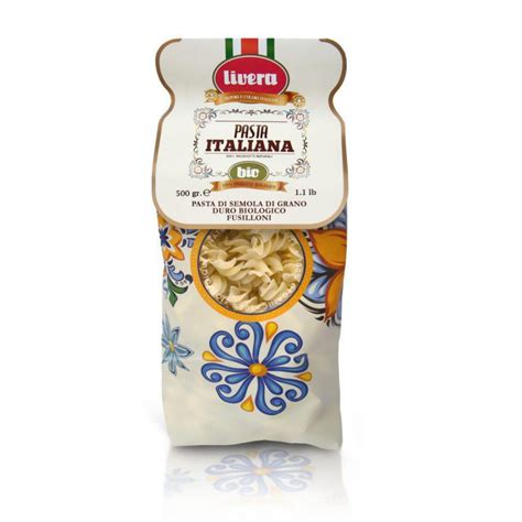 Organic 100 Italian Durum Wheat Semolina Pasta Giant Fusilli