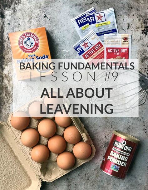 All About Leavening In Baking Baker Bettie