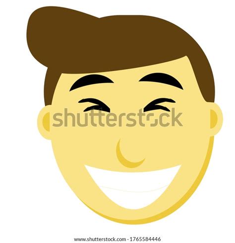 Illustration Graphic Vector Grimace Face Man Stock Vector Royalty Free