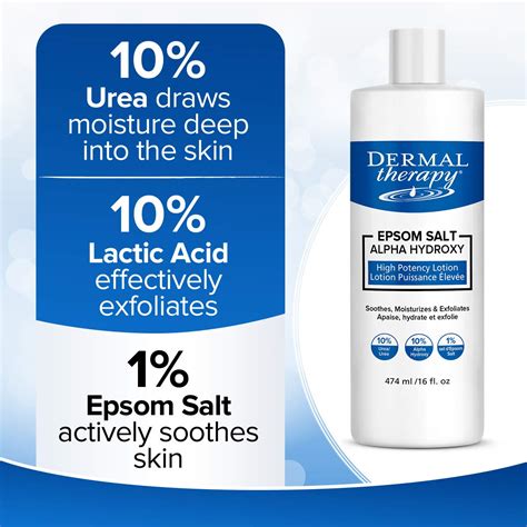 Buy Dermal Therapy Epsom Salt Alpha Hydroxy High Potency Lotion