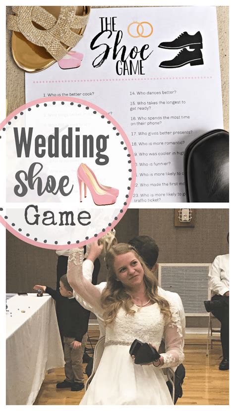 Who can get their bump ready and popped first? Wedding Shoe Game - Fun-Squared