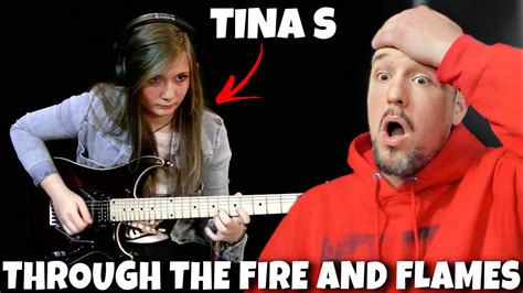 Who Is She Tina S Through The Fire And Flames Dragonforce Cover Reaction Youtube