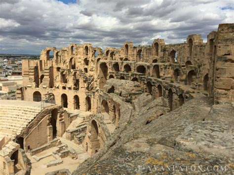 The Roman Amphitheater In El Djem Tunisia — Joy Van Eaton