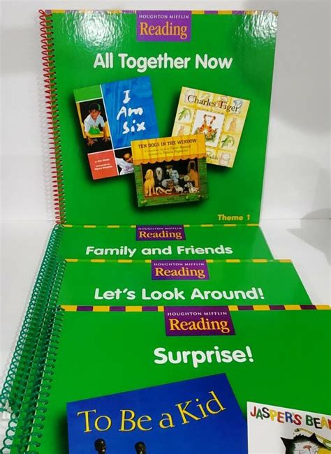 1st Grade Reading Big Book Anthology Set Of 4 Ex School Teach