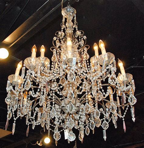 Should you need a chandelier for a special occasion like a wedding, photo shoot or other event then please get in touch as we have a wide range. French Crystal Chandelier For Sale | Antiques.com ...