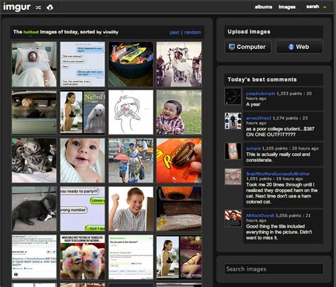 imgur now with 1 2b daily image views adds new gallery sorting reputation tracking to its