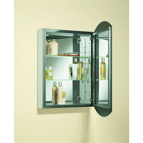 The door and interior are fully mirrored, and three adjustable glass when you buy kohler kohler verdera 20 w x 30 h aluminum medicine cabinet or any product product online from us, you become part of. KOHLER Archer 20 in. W x 31 in. H Single Door Mirrored ...