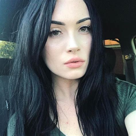 Kenna Vanessa Guess On Instagram “lil Grumpy Mama” Black Hair Pale Skin Jet Black Hair Hair