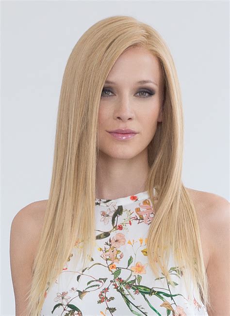 Natural Long Straight Blonde Human Hair Lace Front Mono Top Wigs Best