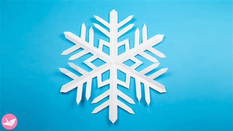 Easy Kirigami Snowflake Tutorial 6 Pointed Paper Kawaii