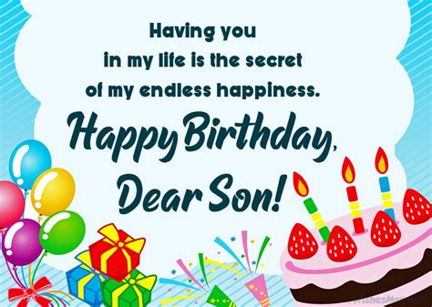 Birthday Wishes For Son Happy Birthday Son Quotes And Messages Vlr Eng Br