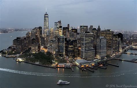Lower Manhattan Skyline During Sunrise Blurbomat