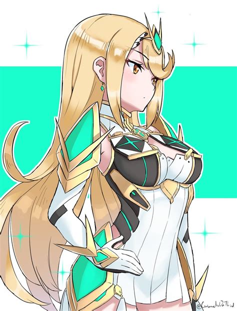 Mythra Xenoblade Chronicles And 1 More Drawn By Grimmelsdathird