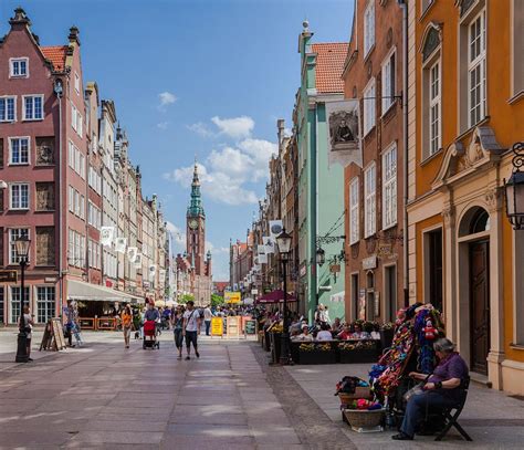 Ulica Długa Long Street Gdansk