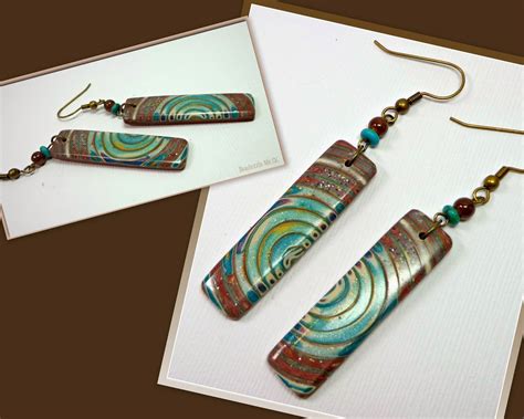 Beadazzle Me Polymer Jewelry My Polymer Clay Earrings On Polymer Clay