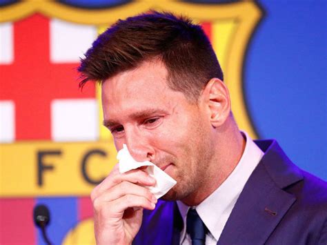 Tearful Messi Confirms Departure From Fc Barcelona Says Not Ready For It Lagos Panorama