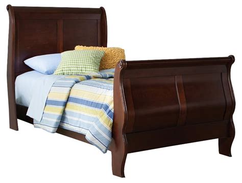 Liberty Furniture Carriage Court Youth Twin Sleigh Bed In Mahogany 709