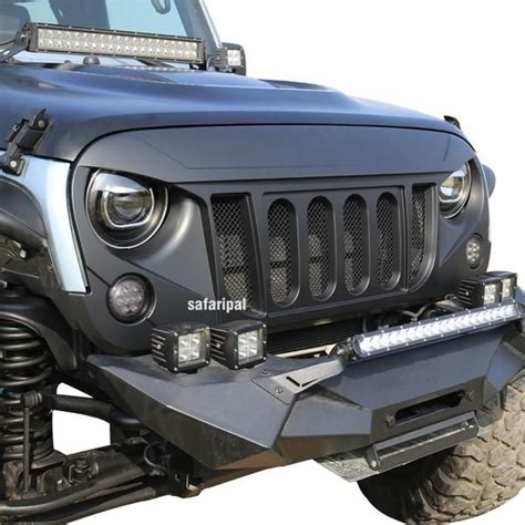 Safaripal Front Grille Six Slots Bold For Jeep Wrangler Jk Rubicon