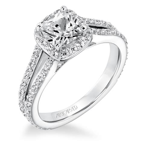 Please wrie the sizes you need it the. ArtCarved Evangeline 14kt White Gold Wedding Band