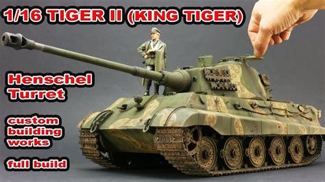 1 16 German Tiger II King Tiger Königstiger Ausf B Henschel Turret