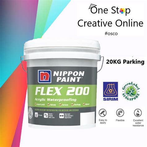 Nippon Paint Flex 200 20kg Waterproofing Coating Exterior Interior