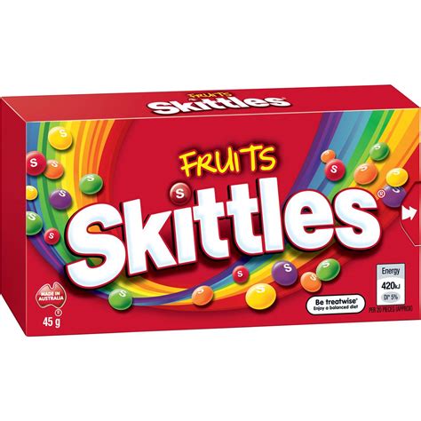 Calories In Skittles Fruits Lollies Box Calcount