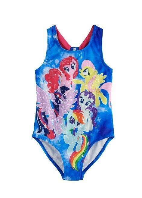 My Little Pony Swimsuit Girls 66x New My Little Pony Bathing Suit Upf