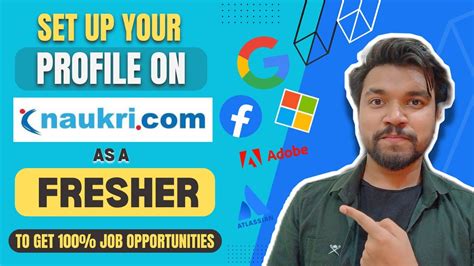 How To Setup Your Profile On Naukri As A Fresher How It Works Tips