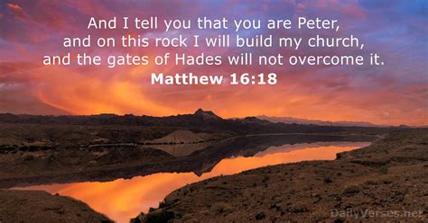 March 1 2020 Bible Verse Of The Day Matthew 1618