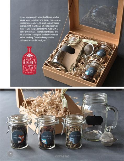 Creative Living Holiday Food Packaging 2014 Mason Jar Mugs Tea