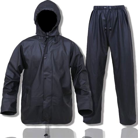 Rain Suit For Men Women Heavy Duty Workwear Waterproof Jacket With