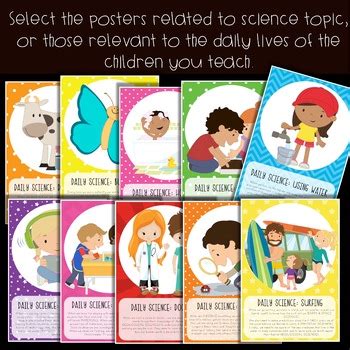 Science In Our Daily Lives Poster Pack By Four Cheeky Monkeys