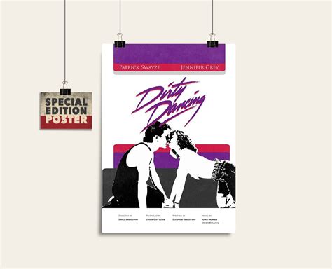 Dirty Dancing Printable Art Film Art Movie Poster Affiche Etsy