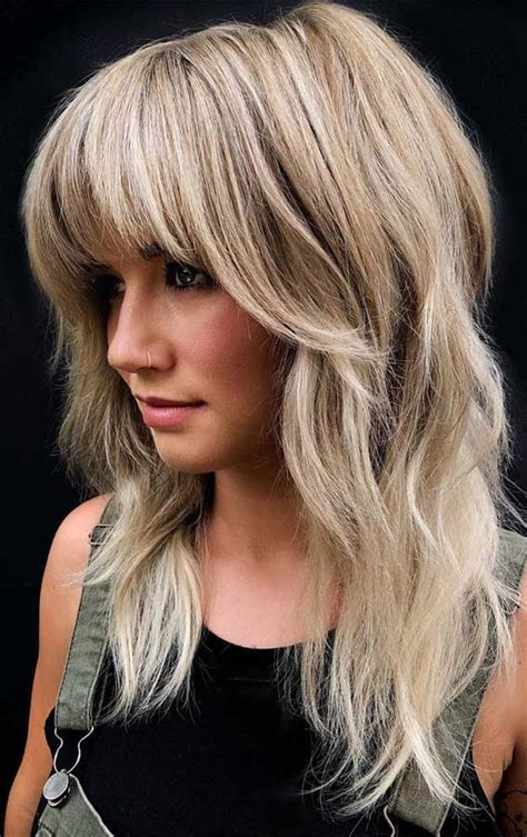 Shag hairstyle will be a great choice because it is more vibrancy and bounce. Cute shag haircuts, Best Shag Hairstyles, Shag with bangs