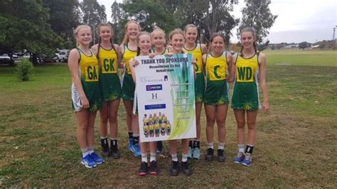 Muswellbrook Netball Associations Under 13 Representative Side