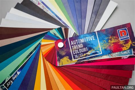 Cars are everywhere, and so are the colors they're cruising around. Nippon Paint Automotive Trend Colours 2016/2017 palette ...