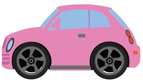 Pink Car Stock Vector Illustration Of Graphical Vector 132345807