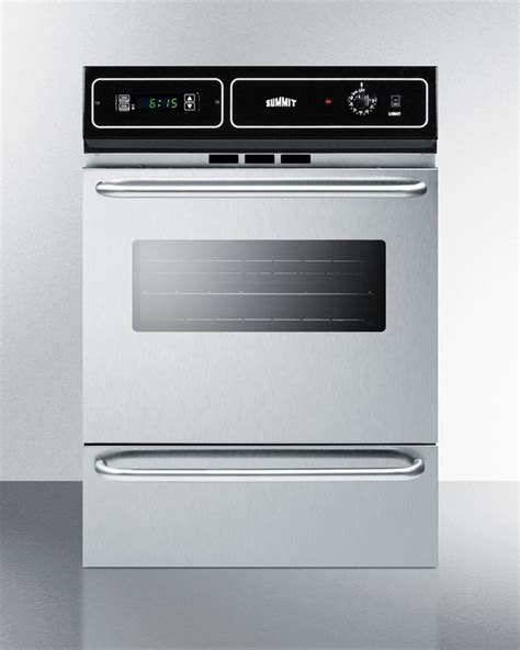 24 Inch Gas Wall Oven In Stainless Steel Ttm7212bkw Good Wine Coolers