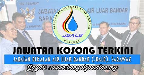 To take over the operation functions of jabatan bekalan air pahang and undertake water supply services 2. Jawatan Kosong di Jabatan Bekalan Air Luar Bandar (JBALB ...