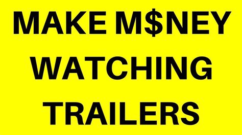 The videos in earnably are short and are of 60 seconds which rewards you with. Make Money Watching Trailers - YouTube