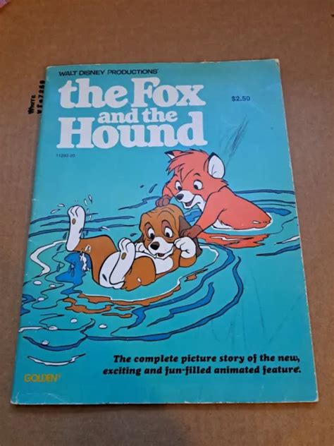 The Fox And The Hound Comic Picture Book Walt Disney Golden Book 1981