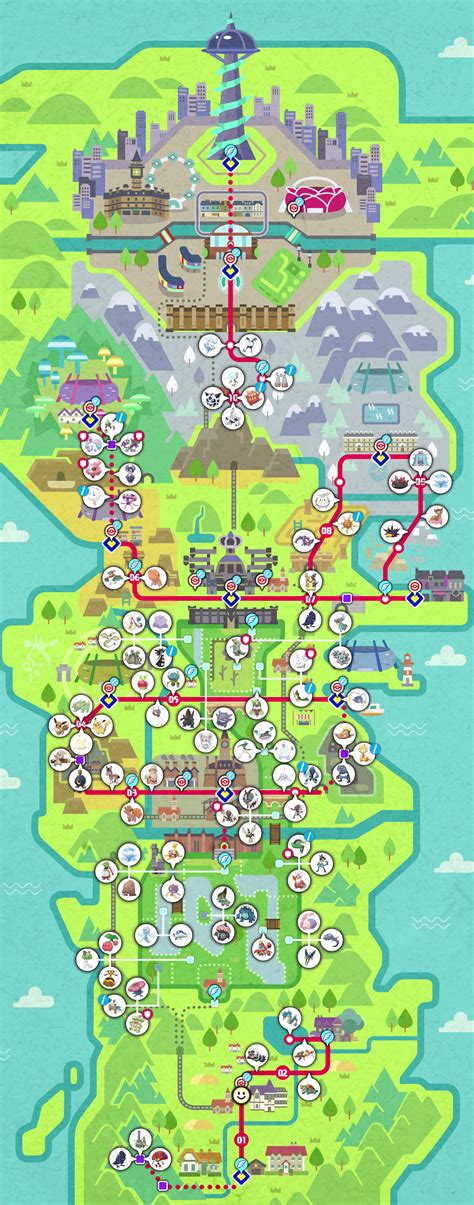 Pokemon World Map All Regions Table Rock Lake Map