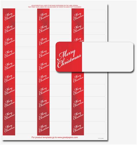 After selecting an address template, select a design from some provided ones. Free Printable Christmas Address Labels Avery 5160 | Free ...