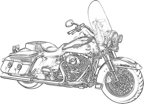 10 Free Harley Davidson Coloring Pages For Kids