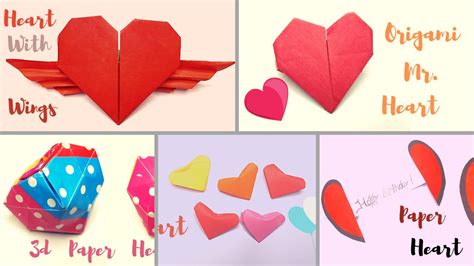 How To Make Origami Hearts With Different Techniques 5 Easy Origami
