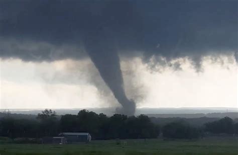 Tornadoes Hit Plains Killing Two In Oklahoma The Spokesman Review